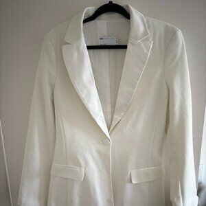 ASOS Design:  Tall tux suit blazer in ivory